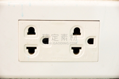 插座,三孔插座,电插头,电缆,住宅房间,水平画幅,墙,能源,无人,家庭生活