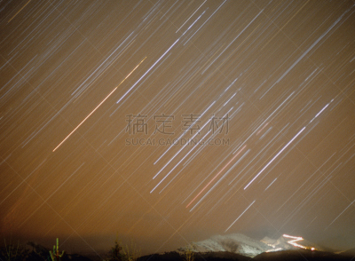 塔夷,星星,在上面,水平画幅,地形,夜晚,雪,无人,怀俄明,摄影