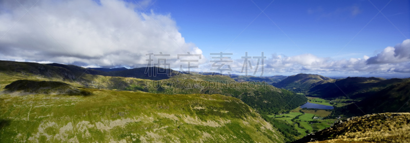 兄弟湖,费尔菲尔德,哈德萨普,赤山,佩特戴尔梗,英格兰湖区,坎布里亚,国家公园,水平画幅,山