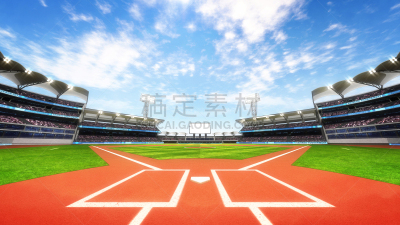 云,游乐场,棒球,体育场,蓝色,草坪,事件,体育团队,运动,橙色