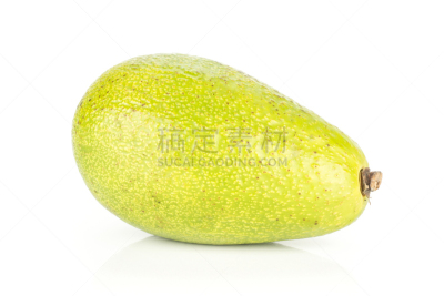 清新,白色,平滑的,生食,鳄梨,分离着色,绿酱,背景分离,食品,睾丸