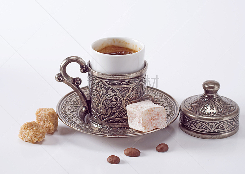土耳其清咖啡,太空,褐色,桌子,水平画幅,东亚,锦缎,鸭舌帽,欢乐,伊斯坦布尔