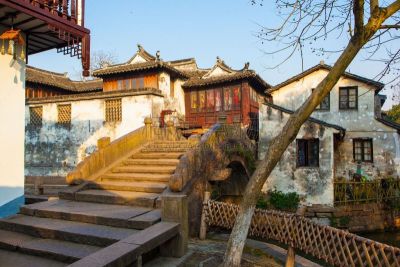 周庄,风景,古城,江苏省,水平画幅,无人,乡村,古老的,昆山,户外