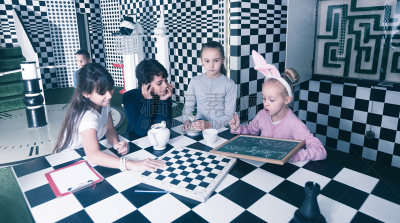国际象棋,儿童,进行中,住宅房间,水平画幅,表情符号,绿厅,6岁到7岁,乐趣,仅儿童