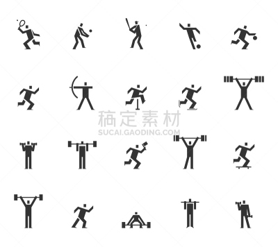 绘画插图,举重训练,矢量,男人,计算机图标,符号,田径运动员,松弛练习,正方形,网球运动
