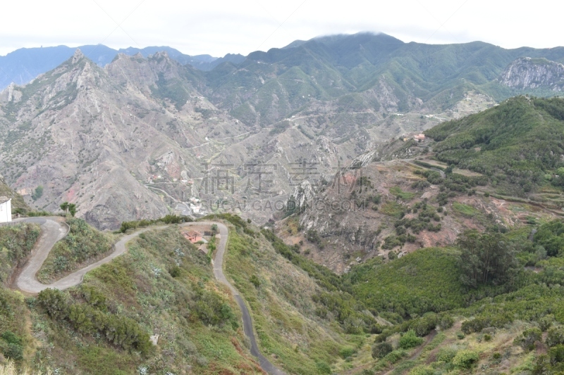 特内里费岛,乡村,风景,北,欧洲,特拉华,俄亥俄河,在上面,云,仙人掌