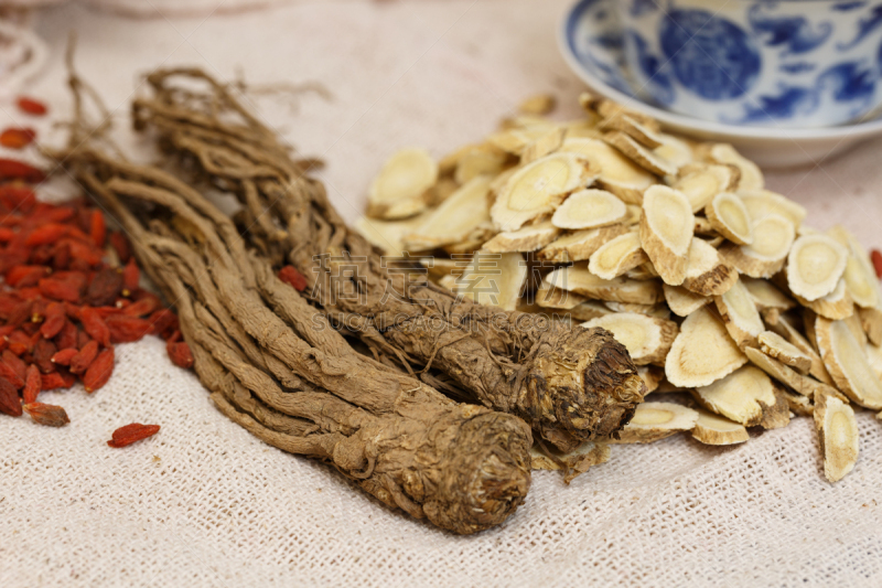 黄芪,当归,水平画幅,无人,健康保健,材料,特写,中医,植物,静物