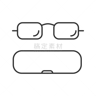 眼镜,公文包,计算机图标,个人随身用品,边框,艺术,绘画插图,盒子,视力,人的眼睛