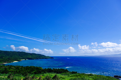 海洋,天空,休闲活动,水平画幅,无人,夏天,户外,石垣岛,著名自然景观,风景