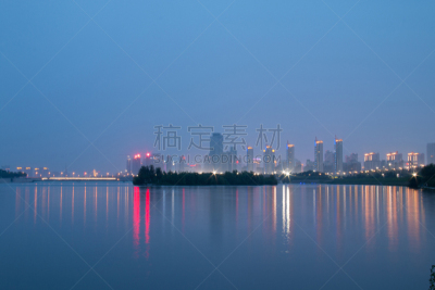 沈阳,天空,水平画幅,夜晚,无人,户外,都市风景,现代,建筑业,霓虹灯