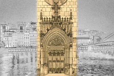 Montage photographique sur le thème de Lyon