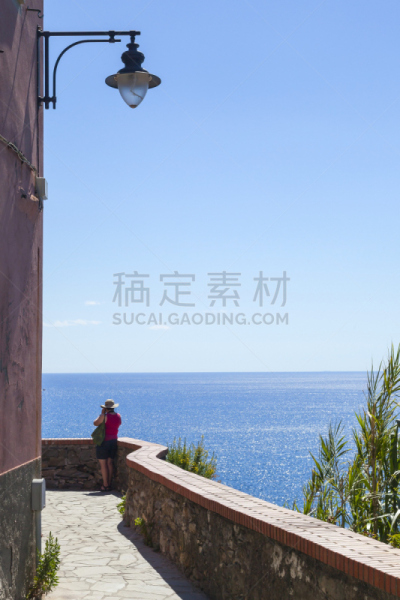 五渔村,风景,柯尔尼利亚,瑞尔马乔里,维纳扎,马纳罗拉,拉斯佩济亚,垂直画幅,旅行者,夏天