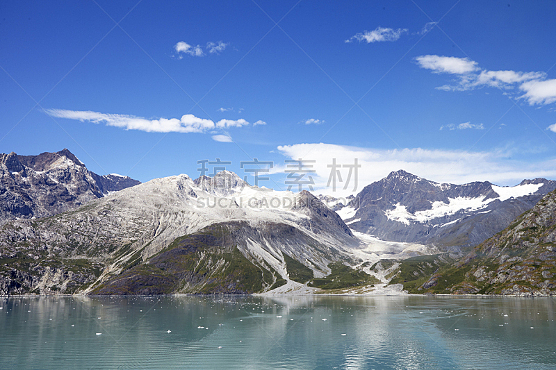 湖,山,阿拉斯加,自然美,与众不同,自然,图像,国家公园,雪,美国