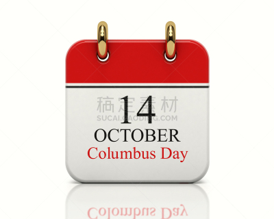 哥伦布发现美洲纪念日,日历,九月,紧迫,十月,事件,过去,检查表,月,三维图形