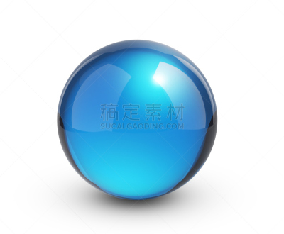 球体,白色,蓝色玻璃,球,留白,水平画幅,形状,无人,符号,玻璃