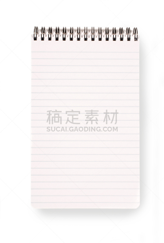 笔记本,螺旋记事本,留言板,格记录纸,练习本,垂直画幅,空白的,留白,无人,白色背景