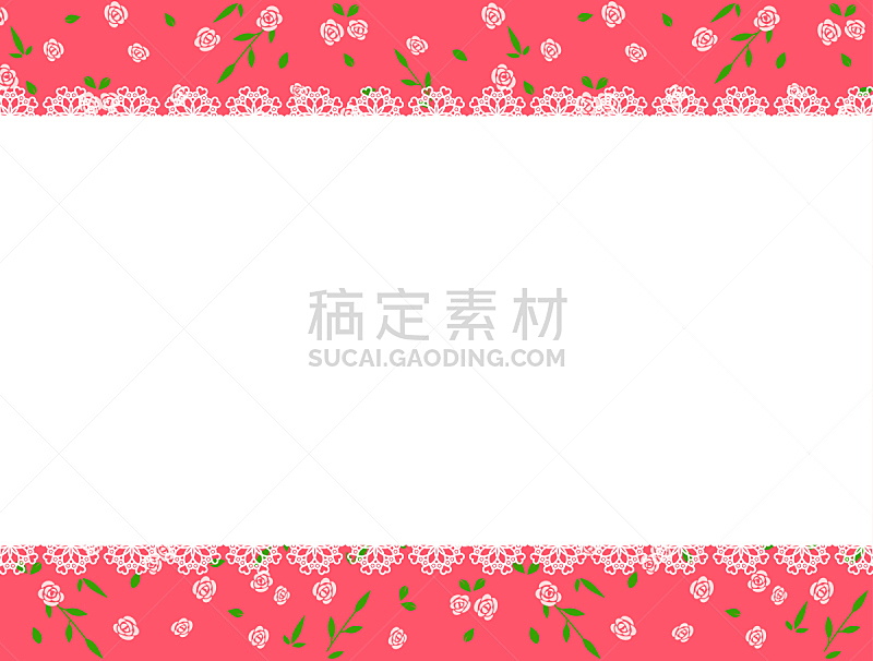边框,花边,机织织物,可爱的,玫瑰,华丽的,女性特质,背景,绘画插图,日本