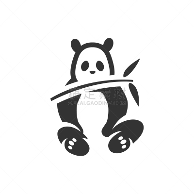 熊猫,黑白图片,计算机图标,美,绘画插图,符号,计算机制图,计算机图形学,熊,单色调