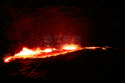 火山,埃塞俄比亚,熔岩湖,水平画幅,夜晚,火炬塔,地狱火,户外,烟,湖