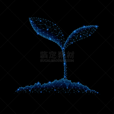 秧苗,泥土,抽象,光,商务,几何形状,背景分离,美术工艺,环境,技术
