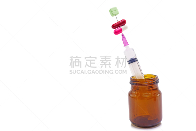 健康保健,注射器,概念,白色,水平画幅,无人,金融,科学,金融和经济,胶囊