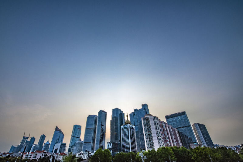 Qingdao, China, June 2018. 
Qingdao, in China’s eastern Shandong province, is a port city of skyscrapers, parks and beaches bordering the Yellow Sea. It's known for its beer预览效果