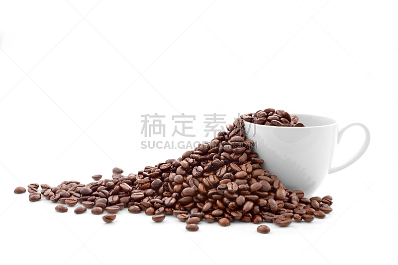 咖啡杯,咖啡豆,咖啡生豆,烤咖啡豆,咖啡,豆,浓咖啡,卡布奇诺咖啡,烤的,咖啡馆