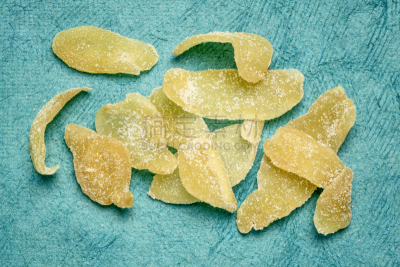 干糖姜,切片食物,生姜,香料,图像,小吃,糖,美国,堆,甜食