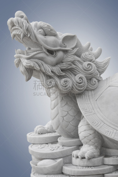 海龟,雕像,龙,垂直画幅,白色,无人,运气,2015年,符号,摄影