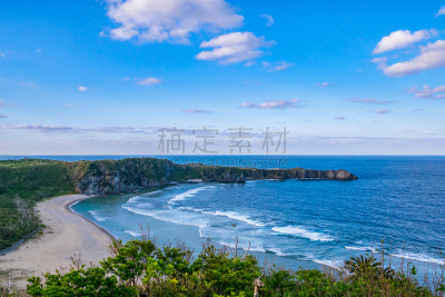 波浪,礁石,日本,冲绳县,自然,风景,悬崖,岛,非凡的,斗篷