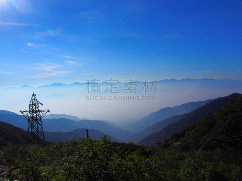 长野县,山,日本,长野县驹根市,甲斐驹岳山,日本阿尔卑斯山脉,美,里山,水平画幅