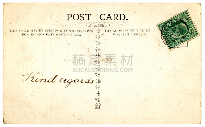 1906,明信片,萨弗克,爱德华七世,爱德华七世时代风格,20世纪风格,东安格利亚,邮戳,白色背景