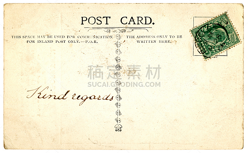 1906,明信片,萨弗克,爱德华七世,爱德华七世时代风格,20世纪风格,东安格利亚,邮戳,白色背景