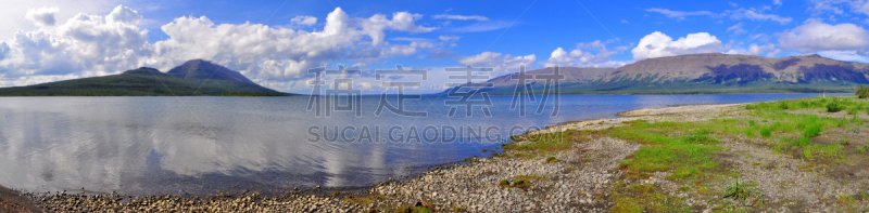 普陀拉那高原,湖,全景,山,诺里尔斯克,水,天空,美,公园,地名