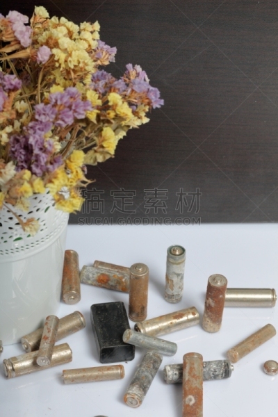 环境保护,枯萎的,电池,循环利用,地球日,活力,农业,有毒废物,环境,技术