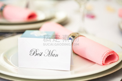 主要男傧相,结婚的小礼物,席次牌,餐巾,盘子,纸巾架,胸卡,英文字母,水平画幅,消息
