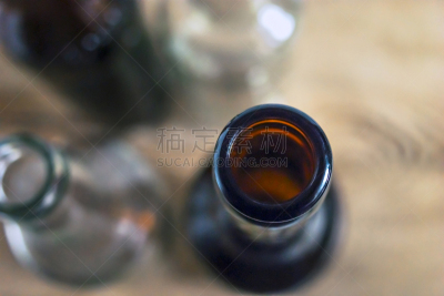 喉咙,木制,空的,在边上,健康食物,瓶子,药,洞,厌倦,酗酒