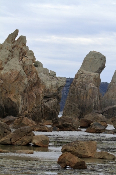 和歌山县,串本町,岩石,日本,自然,垂直画幅,风景,图像,海洋,太平洋