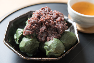甜豆沙,艾蒿,团子,日式草饼,团子饺子,蒿属,日本点心,日本料理,水平画幅,无人