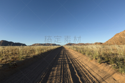 沙漠,土路,地平线,户外,喀拉哈里沙漠,博茨瓦纳,沙子,苏丝斯黎,自然,哈达普