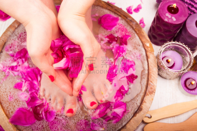 Fußmassage in einem Spa Salon