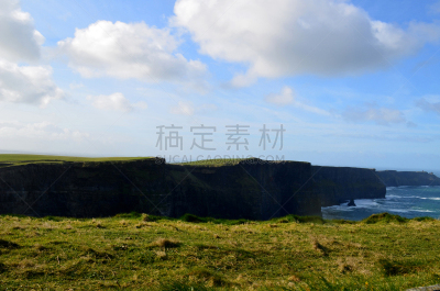 风景,爱尔兰共和国,自然美,莫赫断崖,巴伦国家公园,戈耳韦,图像,海洋,美,无人