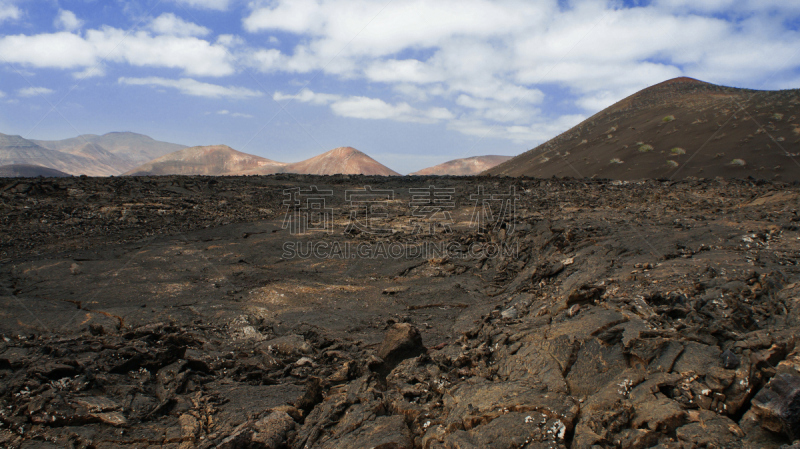 timanfaya national park,兰萨罗特岛,加那利群岛,西班牙,骆驼,天空,旅行者,夏天,干的,石头