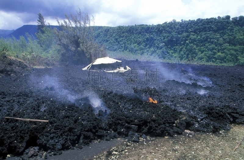 留尼汪（法属）,法国,非洲,弗尔乃斯火山,尖峰,法国海外领土,水平画幅,地形,岩石,熔岩