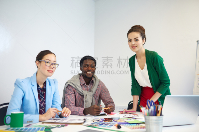 设计师,团队,设计室,研究会,美,水平画幅,工作场所,会议,商务会议,男商人