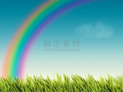 环境,抽象,背景,彩虹,自然,风,草地,水平画幅,山,无人