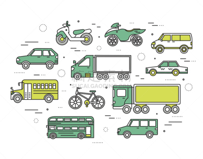 符号,绘画插图,时尚,线条,概念,四驱车,卡车,家庭,汽车,交通
