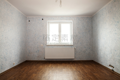 住宅房间,空的,散热器,地板,壁纸,现代,窗户,门厅,背景,建筑