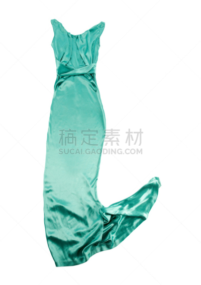 缎子,尾巴,绿松石,开着的,动物背脊,无袖连衣裙,塔夫绸,晚礼服,垂直画幅,无人