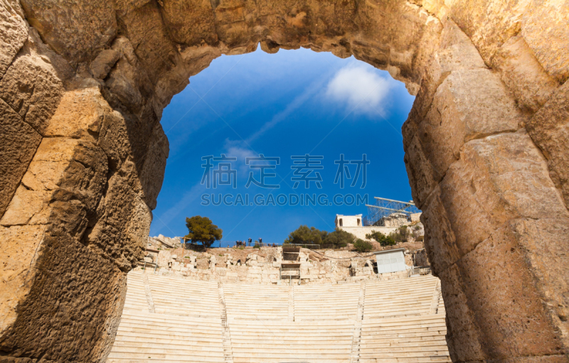 特写,都市风景,拱门,古代剧场,美,圆形剧场,古董,水平画幅,形状,美人